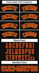 Black Red-Yellow Classic Basketball Jersey 3