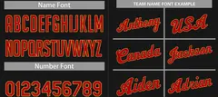 Black Red-Yellow Classic Basketball Uniform Jersey 4