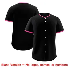 Black Rose Red White Classic Style Sports Baseball Jersey 8