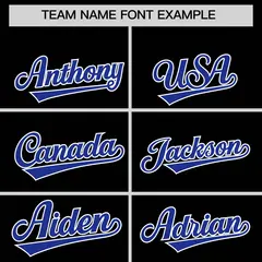 Black Royal Grid Blur Pattern Authentic Baseball Jersey 3