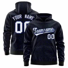 Black Royal Leopard Print Varsity Full-Zip Letterman Jacket Hoodie 1