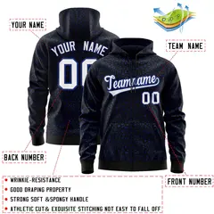 Black Royal Leopard Print Varsity Full-Zip Letterman Jacket Hoodie 4
