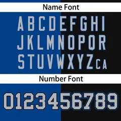 Black Royal Stripe-Solid Combo Authentic Baseball Jersey 4