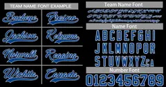 Black Royal-White Classic Authentic Baseball Jersey 3
