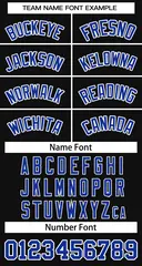 Black Royal-White Classic Basketball Jersey 2