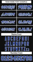 Black Royal-White Classic Basketball Jersey 3