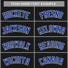 Black Royal White Classic Casual Basketball Jersey 3