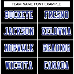 Black Royal-White Classic Style Authentic Football Jersey 3