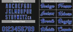 Black Royal-White Classic Team Basketball Jersey 4