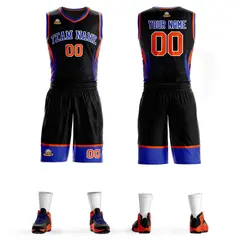 Black Royal-White Graffiti Lightning Basketball Jersey
