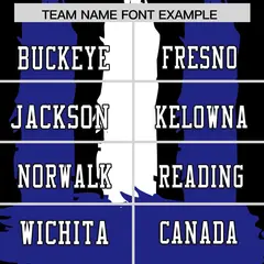 Black Royal White Graffiti Pattern Flag Football Jersey 3