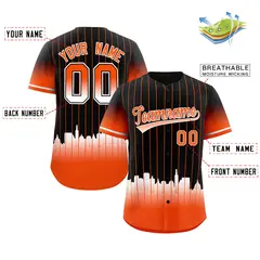 Black San-Francisco City Silhouette Baseball Jersey 2