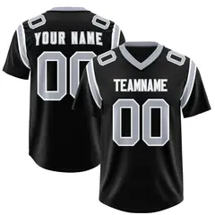 Black Shoulder Cut Two-Tone Authentic Football Jersey 1