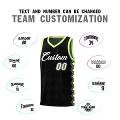 Black Side Blocks Sports Uniform Basketball Jersey 4