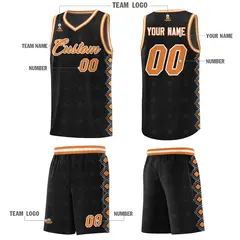Black Side Blocks Sports Uniform Basketball Jersey 5