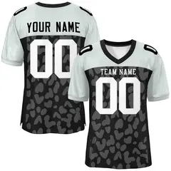 Black Silver Raglan Sleeves Camo Authentic Football Jersey 1