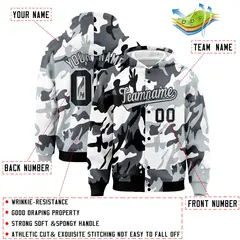 Black Silver Two Tone Full-Snap Varsity Letterman Jacket Hoodie 4