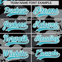 Black Sky Blue Gray Reversible Baseball Jersey Lightning & Graffiti Pattern 6