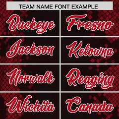 Black Snakeskin Graffiti Pattern Authentic Football Jersey 3
