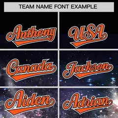 Black Starburst Pattern Authentic Baseball Jersey 3