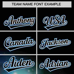 Black Starburst Pattern Authentic Baseball Jersey 3