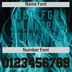 Black Teal Pink Flame Graffiti Baseball Jersey 4