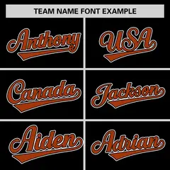 Black Texas Orange Full-Snap Color Block Varsity Letterman Jacket 3