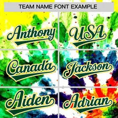 Black Tie-Dye Graffiti Pattern Baseball Jersey 3