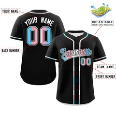 Black Transgender Pride Month Classic Baseball Jersey 2