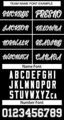 Black White-Black Classic Basketball Jersey 2