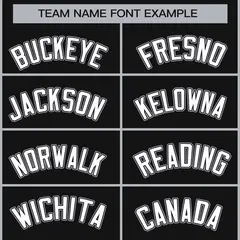 Black White Black-Gray Classic Style Hockey Jersey 3