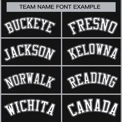 Black White Black-Gray Classic Style Hockey Jersey 3