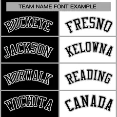 Black White-Black Two Tone Split Varsity Full-Snap Letterman Jacket 5