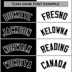 Black White-Black Two Tone Split Varsity Full-Snap Letterman Jacket 5
