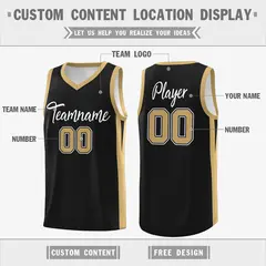 Black White Classic Mesh Sport Basketball Jersey 2