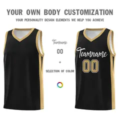 Black White Classic Mesh Sport Basketball Jersey 3