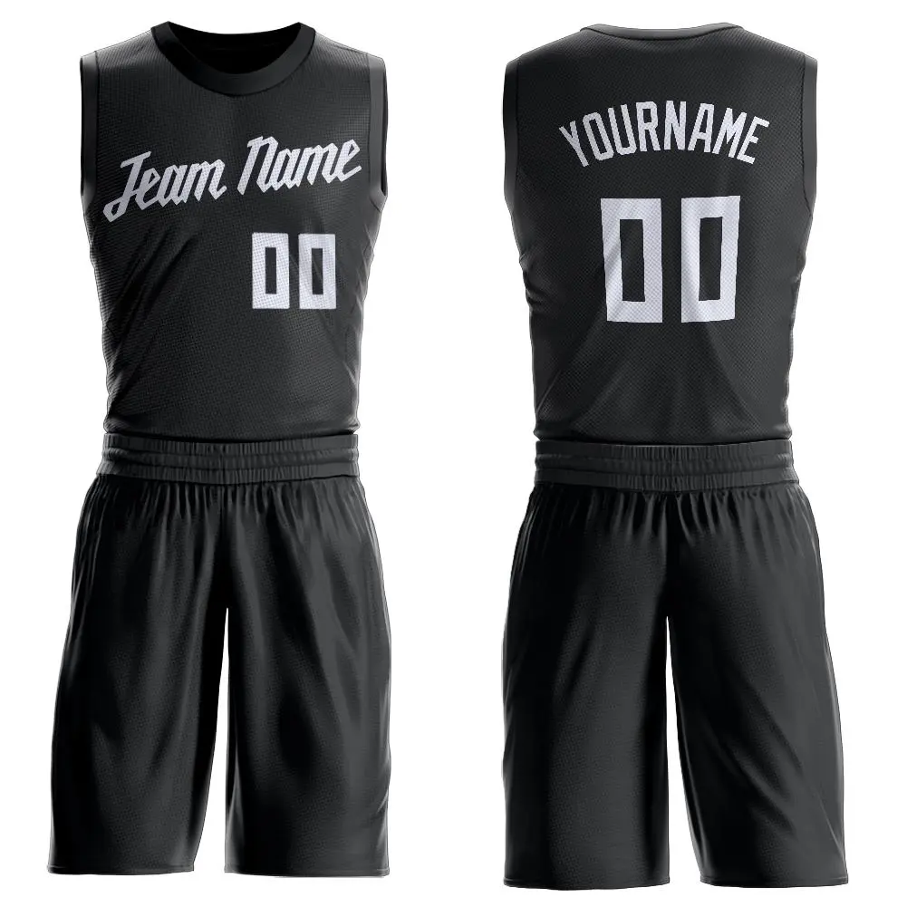 Black White Classic Sets Basketball Jersey