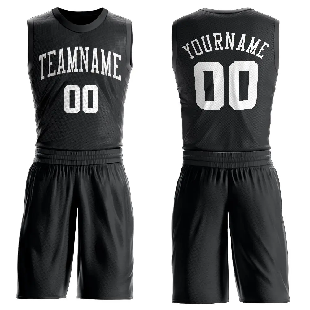 Black White Classic Sets Basketball Jersey