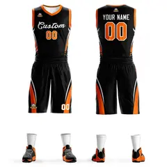 Black White Classic Sets Mesh Basketball Jersey