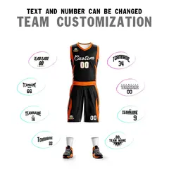 Black White Classic Sets Mesh Basketball Jersey 4