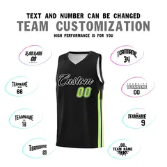 Black White Classic Sports Uniform Basketball Jersey 4