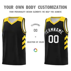 Black White Classic Sports Uniform Basketball Jersey 3
