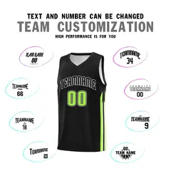 Black White Classic Sports Uniform Basketball Jersey 4