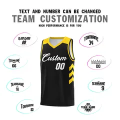 Black White Classic Sports Uniform Basketball Jersey 4