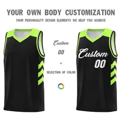 Black White Classic Sports Uniform Basketball Jersey 3