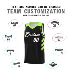 Black White Classic Sports Uniform Basketball Jersey 4