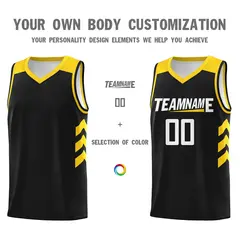 Black White Classic Sports Uniform Basketball Jersey 3