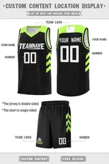 Black White Classic Sports Uniform Basketball Jersey 2