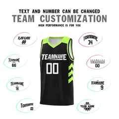 Black White Classic Sports Uniform Basketball Jersey 4