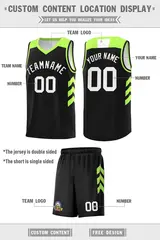 Black White Classic Sports Uniform Basketball Jersey 2